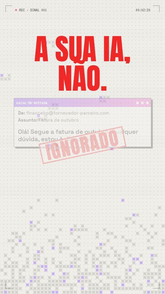 Quadro do vídeo: A sua IA, não